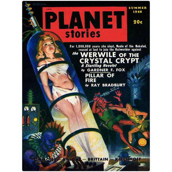 Planet Stories Werwile Of Crystal Crypt Wall Decal