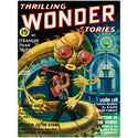 Thrilling Wonder Stories Shadow Gold Wall Decal
