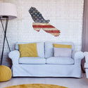 American Flag Eagle Large Metal Sign Cut Out