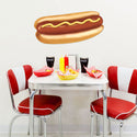 Hot Dog Diner Food Large Metal Sign Cut Out