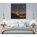 Golden Gate Bridge California Moon Wall Decal