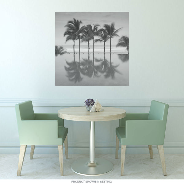 Six Palm Trees Tropical Wall Decal