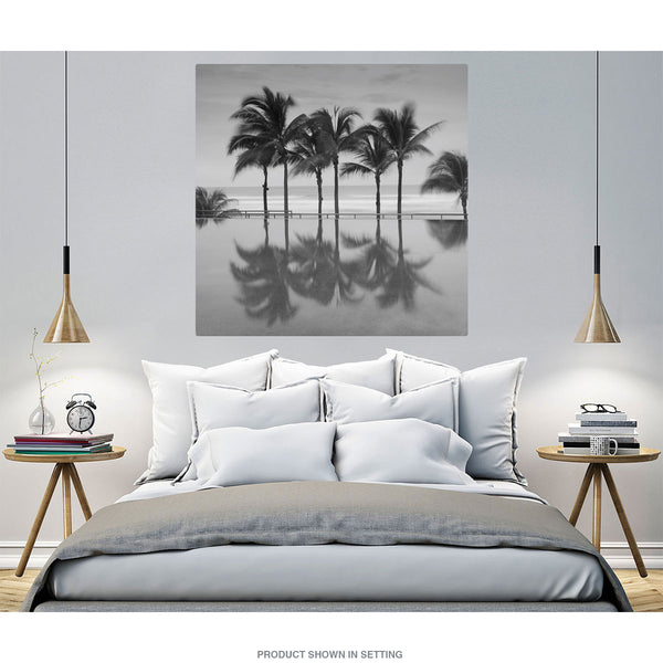 Six Palm Trees Tropical Wall Decal