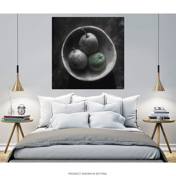 Three Pears in Bowl Wall Decal