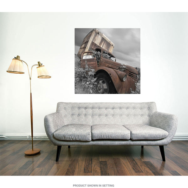Rusty Truck at Crescent Lake Oregon Wall Decal