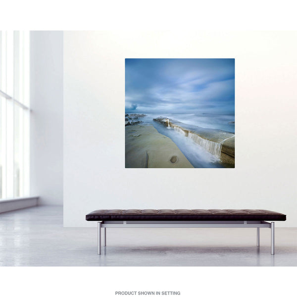 Destiny Ocean Rocks Landscape Wall Decal