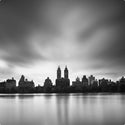 Gotham New York City Skyline BW Wall Decal