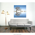 Leaning Tree Water Reflection Wall Decal