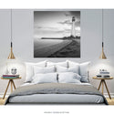 Lighthouse on Beach Searching Wall Decal