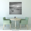 Beach Chair Stormy Skies Wall Decal