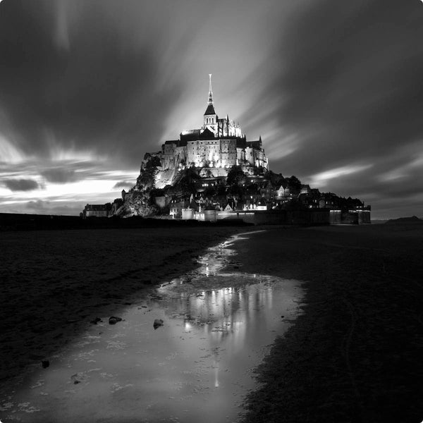 Mont Saint Michel Abbey Reflection France Wall Decal