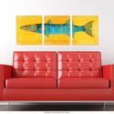 Great Barracuda Saltwater Fish Large Metal Signs