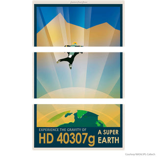 Super Earth HD 40307g Space Travel Large Metal Signs