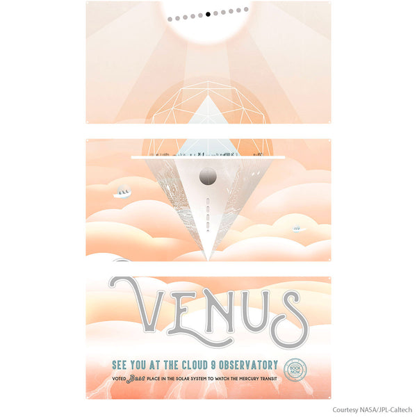 Venus Observatory Space Travel Large Metal Signs