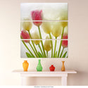Frozen Tulips Floral Large Metal Signs