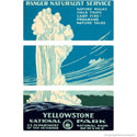 Yellowstone National Park Old Faithful Large Metal Signs