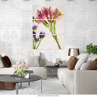 Peruvian Lily Astroemeria Flowers Large Metal Signs