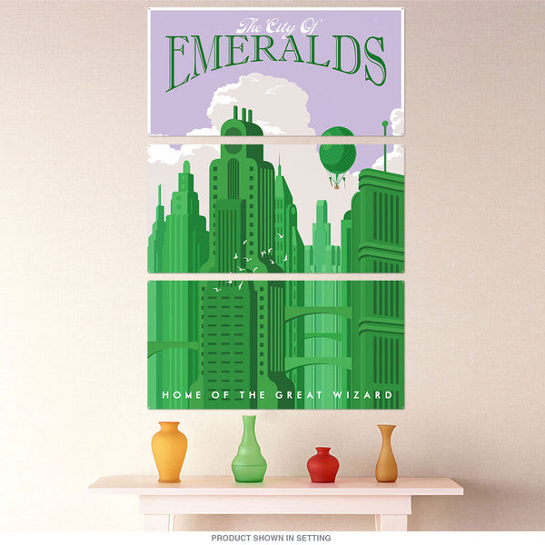Emerald City Wizard of Oz Large Metal Signs