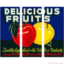 Delicious Fruits Kentucky Apples Large Metal Signs