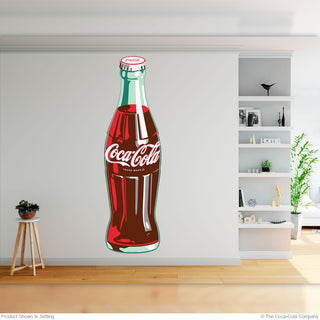 Coca-Cola Green Contour Bottle Wall Decal