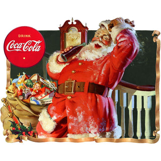 Coca-Cola Santa They Remembered Me Wall Decal