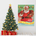 Coca-Cola Santa Sign of Good Taste Wall Decal