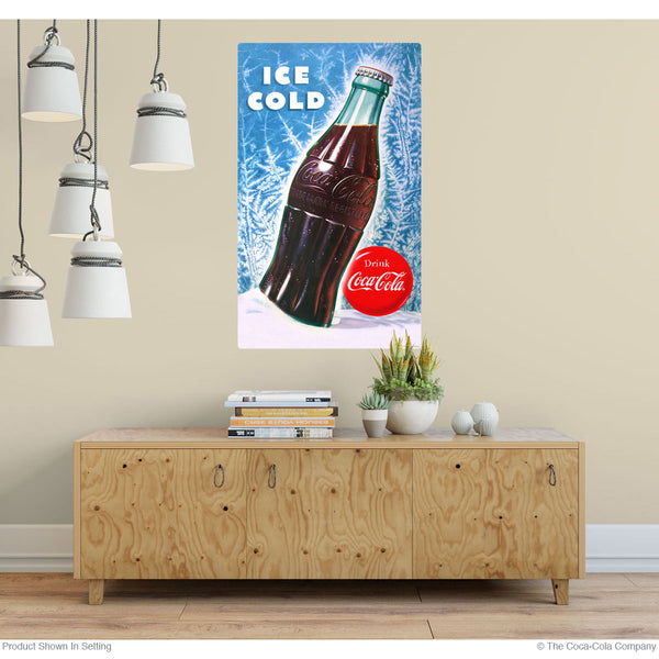 Coca-Cola Bottle Ice Cold Wall Decal