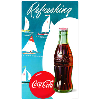 Coca-Cola Refreshing Sailboats Wall Decal