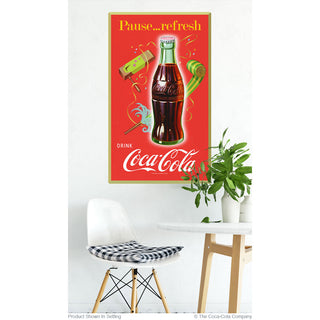 Coca-Cola Pause Refresh Party Noisemakers Wall Decal