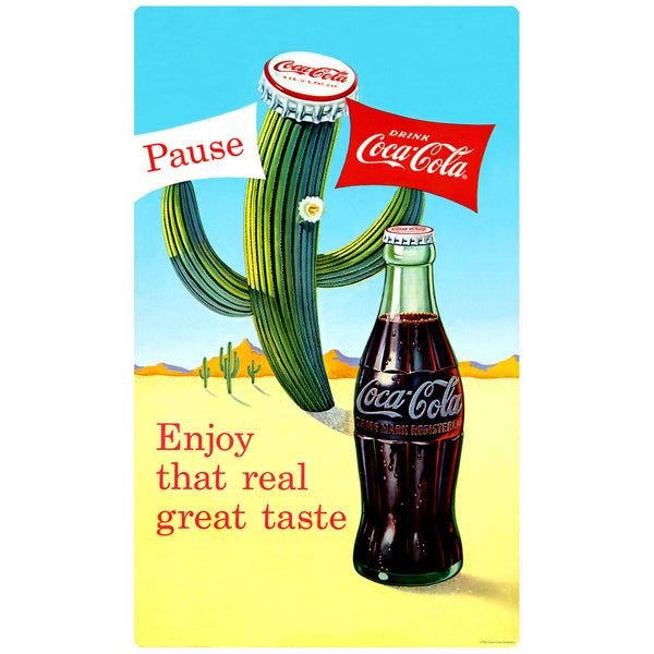 Coca-Cola Cactus Enjoy Great Taste Wall Decal