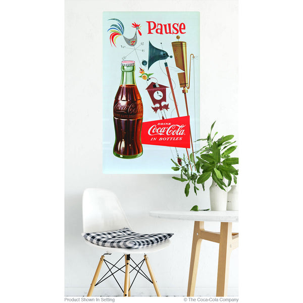 Coca-Cola Pause Country Weathervane Wall Decal