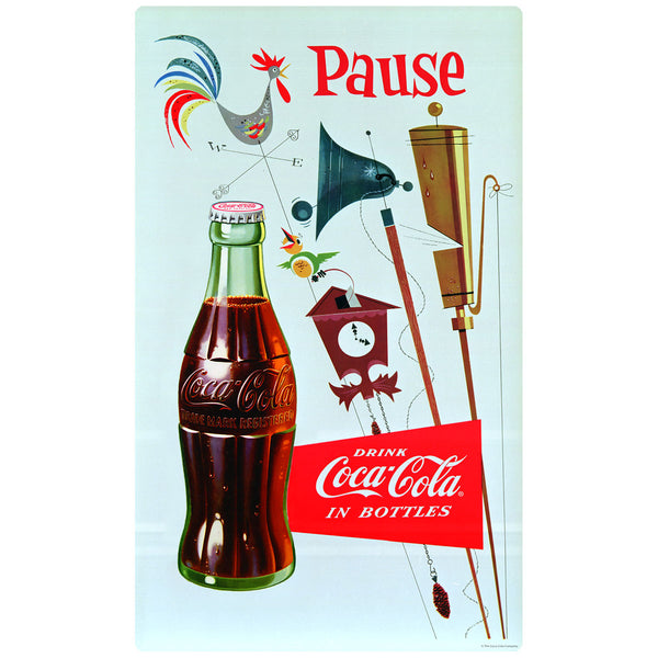 Coca-Cola Pause Country Weathervane Wall Decal