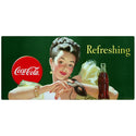 Coca-Cola Girl with Mask Refreshing Wall Decal
