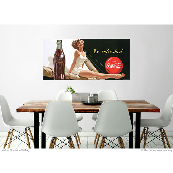 Coca-Cola Bathing Beauty Be Refreshed Wall Decal