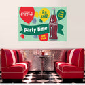 Coca-Cola Party Time Wall Decal