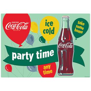 Coca-Cola Party Time Wall Decal