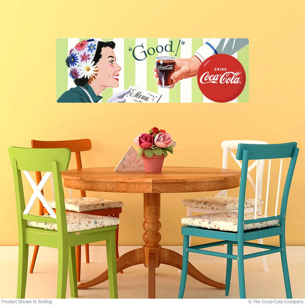 Coca-Cola Good 1950s Soda Fountain Wall Decal