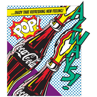 Coca-Cola Always Pop Art Wall Decal