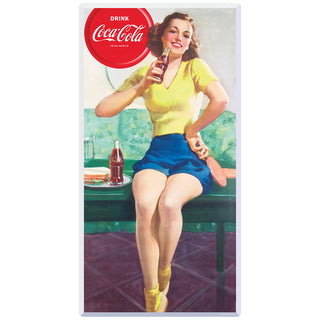 Coca-Cola Ping Pong Girl Wall Decal