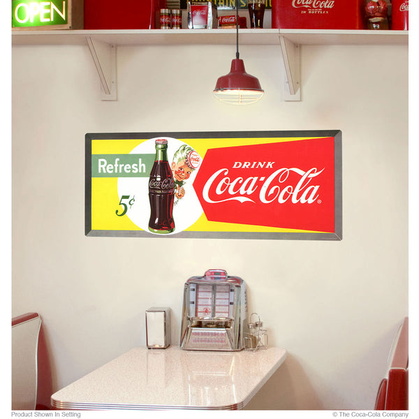 Coca-Cola Refresh Sprite Boy 1950s Wall Decal