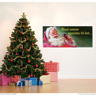 Coca-Cola Santa Appreciates the Best Wall Decal