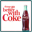 Things Go Better With Coke Coca-Cola 1960s Wall Decal