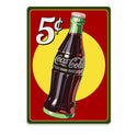 Coca-Cola 5 Cents Bottle Vinyl Sticker