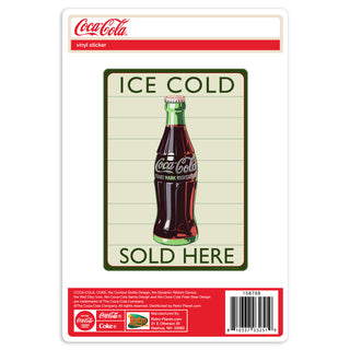 Coca-Cola Ice Cold Sold Here Vinyl Sticker