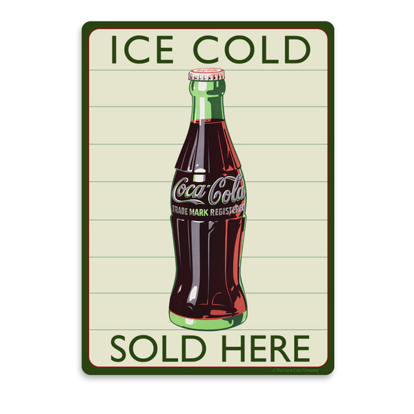Coca-Cola Ice Cold Sold Here Vinyl Sticker