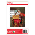 Coca-Cola Santa with Elf Sparking Holidays Vinyl Sticker