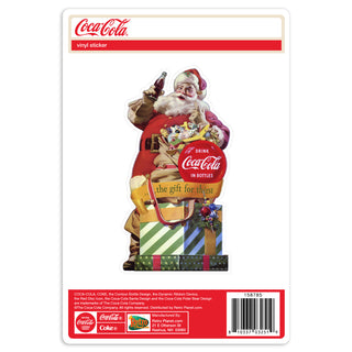 Coca-Cola Santa Gift for Thirst Vinyl Sticker