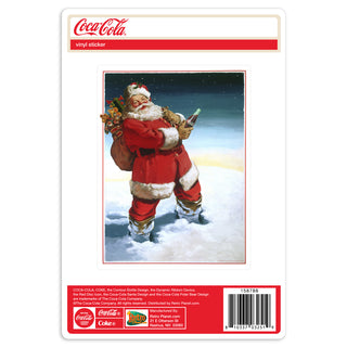 Coca-Cola Santa Delivering Toys Vinyl Sticker