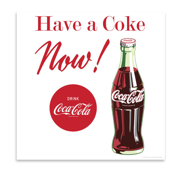 Coca-Cola Have a Coke Now Vinyl Sticker