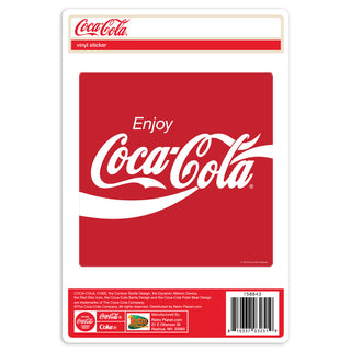 Coca-Cola Enjoy Wave 80s Style Vinyl Sticker